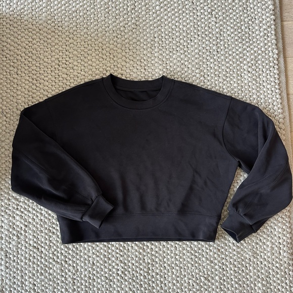 Lululemon Softstreme Perfectly Oversized Cropped Crew Sweater - Women’s US4 - Picture 4 of 7